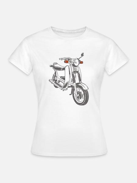 Simson SR50 SR80 - Frauen T-Shirt - Weiß