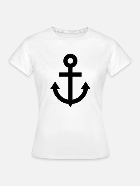 anchor - Frauen T-Shirt - Weiß