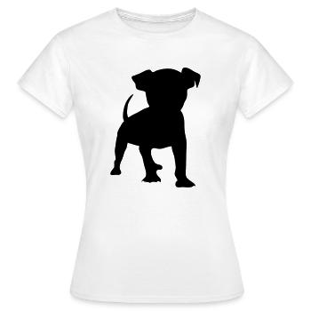 chihuahua - Women's T-Shirt - white - Front - AI Model Female 172 dark (172cm)