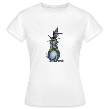 harmonica - T-shirt Femme - blanc - Devant - AI Model Female 172 dark (172cm)