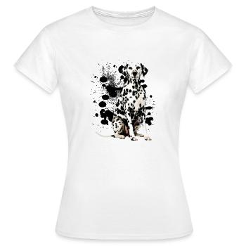 dalmata - Women's T-Shirt - white - Front - AI Model Female 172 dark (172cm)