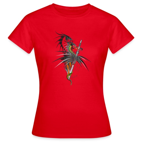 Dragon Sword - Drachenkampf - Frauen T-Shirt