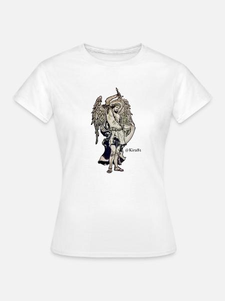 Erzengel Michele - Frauen T-Shirt - Weiß