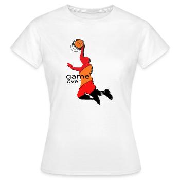 Basket - Frauen T-Shirt - Weiß - Vorne - AI Model Female 172 dark (172cm)