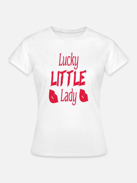 Lucky little Lady - Frauen T-Shirt - Weiß