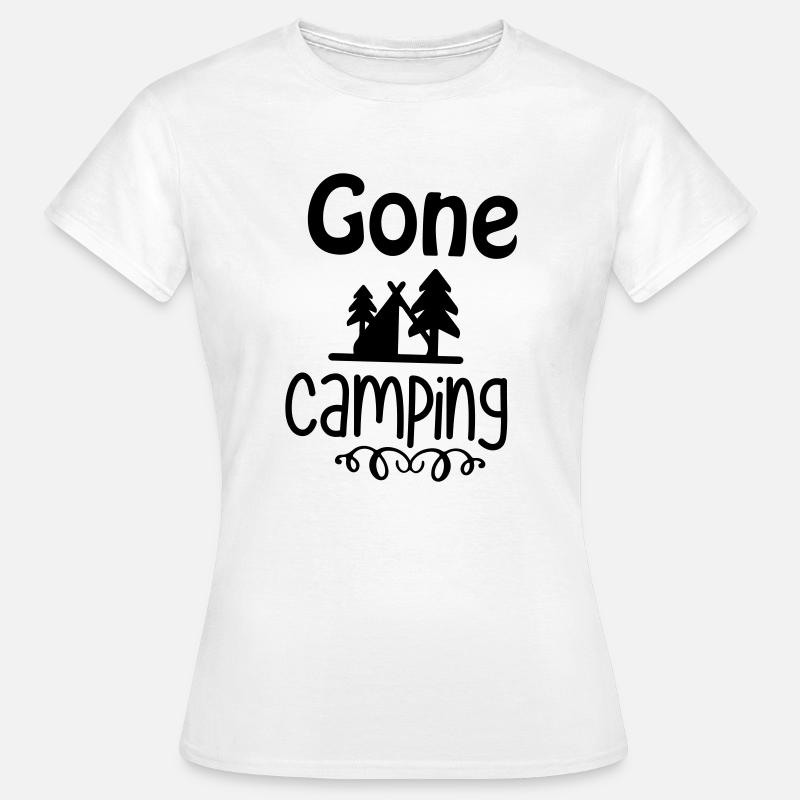 Gone Camping - Women's T-Shirt - white