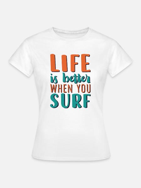 Wassersport - Frauen T-Shirt - Weiß