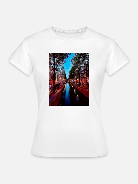 Amsterdam - Frauen T-Shirt - Weiß