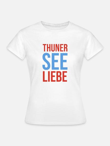 Thunerseeliebe - Frauen T-Shirt - Weiß