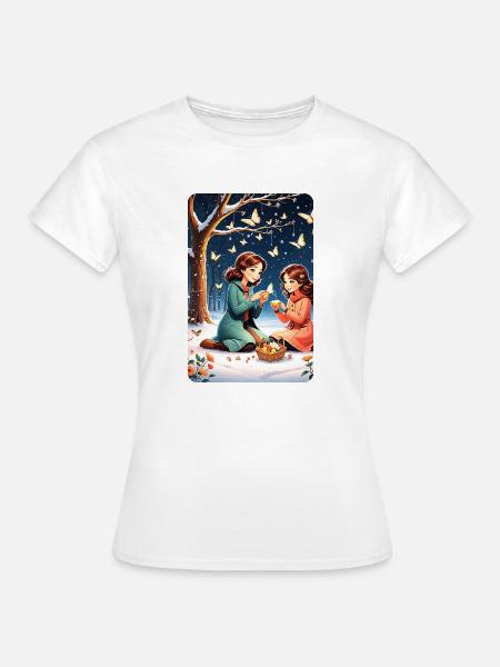 personalisiertes Design-Muttergeschenk - Frauen T-Shirt - Weiß