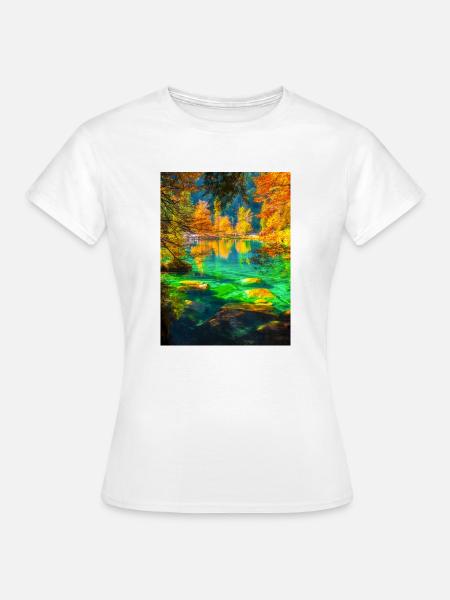 HERBST SEE - Frauen T-Shirt - Weiß