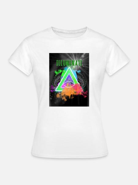 Illuminati - Frauen T-Shirt - Weiß