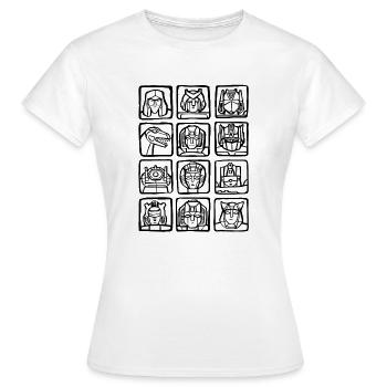 Gamer Game Play Online Computer Gaming Arcade - Women's T-Shirt - white - Front - AI Model Female 172 dark (172cm)