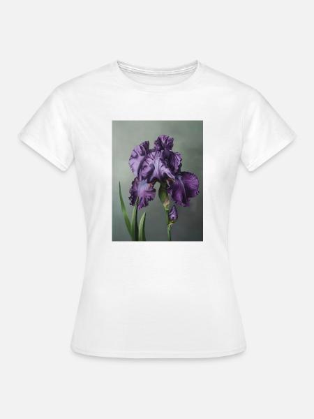 Iris FL 4 - Frauen T-Shirt - Weiß