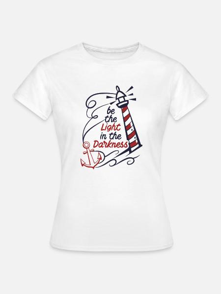 SEI DAS LICHT - Frauen T-Shirt - Weiß