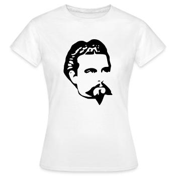 Ludwig II - T-shirt Femme - blanc - Devant - AI Model Female 172 dark (172cm)