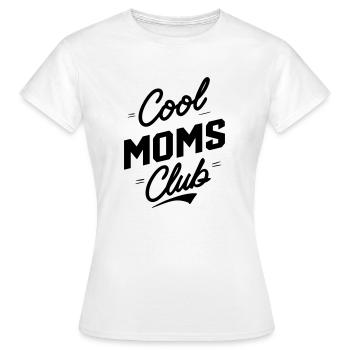 club de mamans cool - T-shirt Femme - blanc - Devant - AI Model Female 172 dark (172cm)