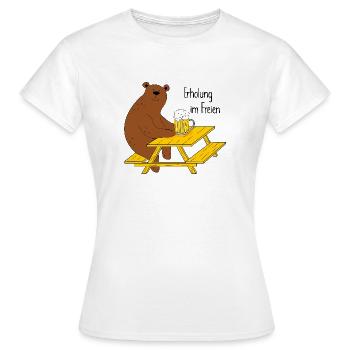 Recreation and nature - Women's T-Shirt - white - Front - AI Model Female 172 dark (172cm)