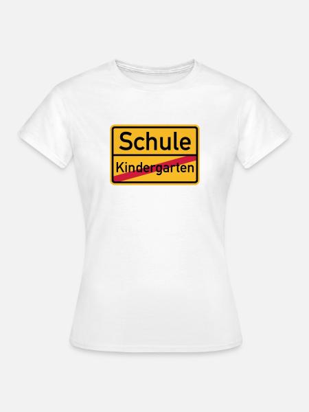 Schule - Frauen T-Shirt - Weiß