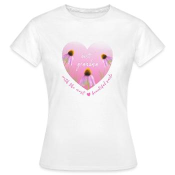 best grandma granny - Frauen T-Shirt - Weiß - Vorne - AI Model Female 172 dark (172cm)