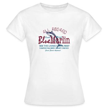 Tous les hommes à bord - Haute mer - T-shirt Femme - blanc - Devant - AI Model Female 172 dark (172cm)