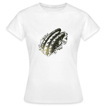 saucisse - T-shirt Femme - blanc - Devant - AI Model Female 172 dark (172cm)