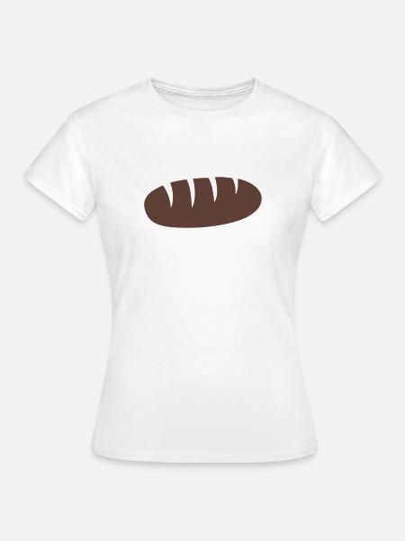Brot - Frauen T-Shirt - Weiß