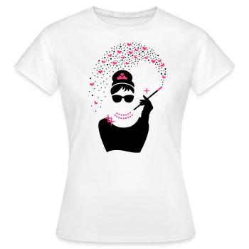 Fille de diamant - Princesse Bijoux - Bijoux - T-shirt Femme - blanc - Devant - AI Model Female 172 dark (172cm)