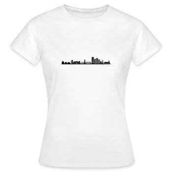 Skyline - Mülheim Ruhr - Frauen T-Shirt - Weiß - Vorne - AI Model Female 172 dark (172cm)