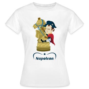 napoléon - T-shirt Femme - blanc - Devant - AI Model Female 172 dark (172cm)