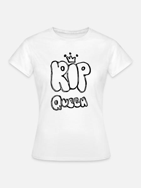 RIP Queen - Frauen T-Shirt - Weiß