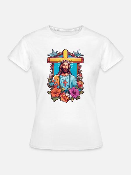 Jesus Christus - Frauen T-Shirt - Weiß