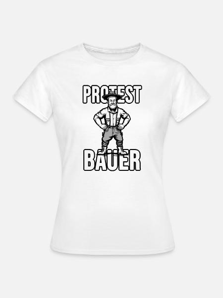 Protest Bauer - Frauen T-Shirt - Weiß