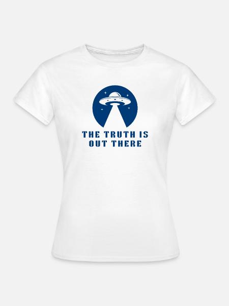 The Truth Is Out There – UFO Encounter - Frauen T-Shirt - Weiß