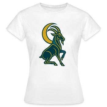 Art Deco Mondziege - Frauen T-Shirt - Weiß - Vorne - AI Model Female 172 dark (172cm)