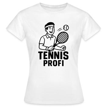 tennis profi - Frauen T-Shirt - Weiß - Vorne - AI Model Female 172 dark (172cm)