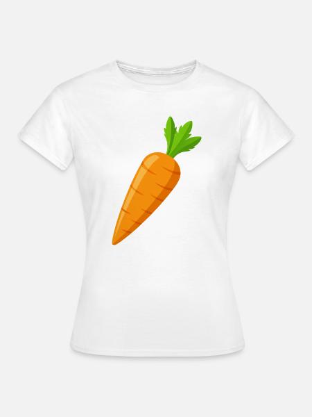 Karotte - Frauen T-Shirt - Weiß