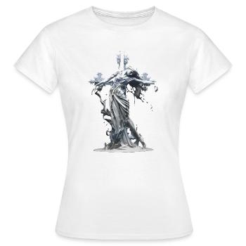 Déesse glacée du fleuve - T-shirt Femme - blanc - Devant - AI Model Female 172 dark (172cm)
