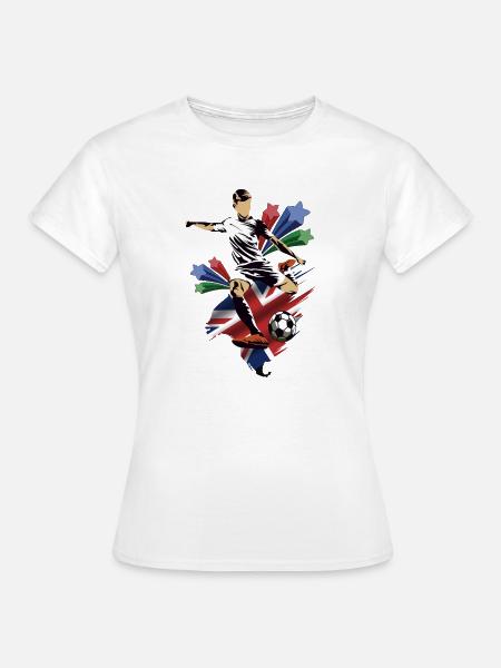 Inglaterra - England - Flaggen - Frauen T-Shirt - Weiß