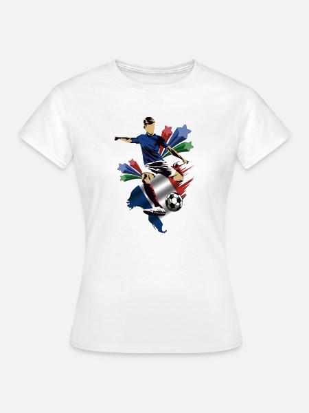 Frankreich - Frankreich - Flaggen - Frauen T-Shirt - Weiß