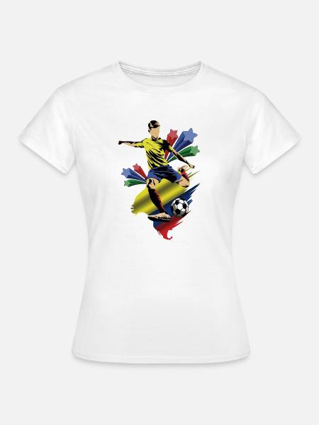 Kolumbien - Kolumbien - Flaggen - Frauen T-Shirt - Weiß