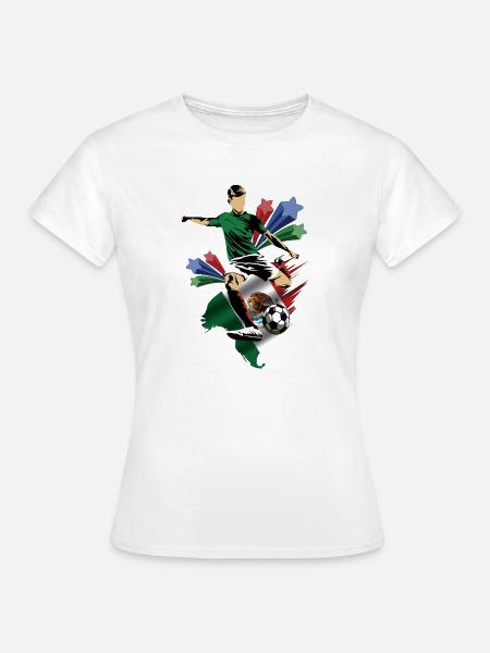 Mexiko - Mexiko - Flaggen - Frauen T-Shirt - Weiß