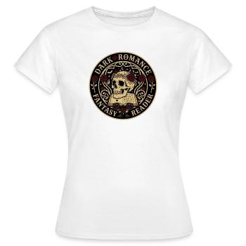 Romance sombre - T-shirt Femme - blanc - Devant - AI Model Female 172 dark (172cm)