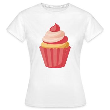 Cupcake - T-shirt Femme - blanc - Devant - AI Model Female 172 dark (172cm)