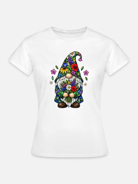 Süße Zwerge unter den Gnomen - Frauen T-Shirt - Weiß