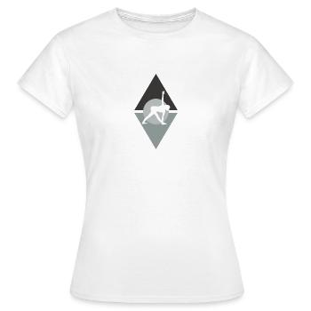 Mantra Yoga Yoga - T-shirt Femme - blanc - Devant - AI Model Female 172 dark (172cm)