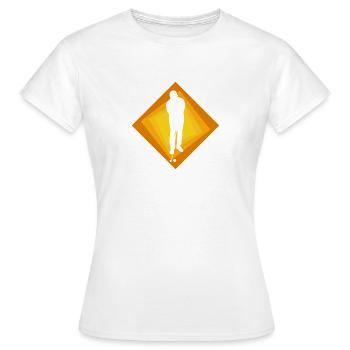 Promenade Golfer - T-shirt Femme - blanc - Devant - AI Model Female 172 dark (172cm)