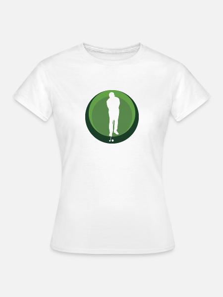 Golf Golfball Golfen - Frauen T-Shirt - Weiß