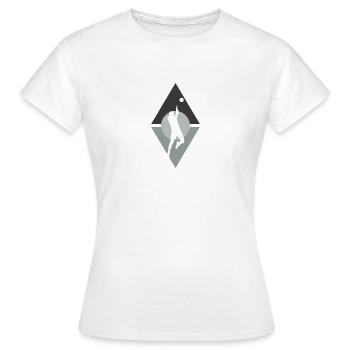 Volleyball Volleyball Beach Volleyball - Women's T-Shirt - white - Front - AI Model Female 172 dark (172cm)