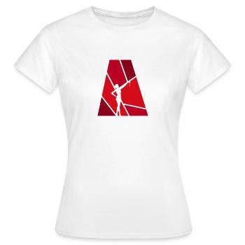 Bâton Twirling Bâton Twirling Bâton Twirling - T-shirt Femme - blanc - Devant - AI Model Female 172 dark (172cm)